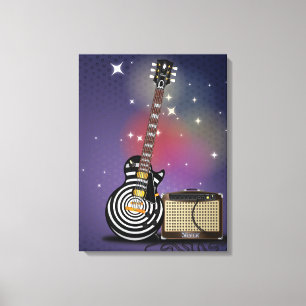 Blues-Gitarre Leinwanddruck