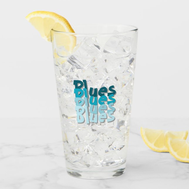 Blues Glass Cup Glas (Vorderseite Ice)