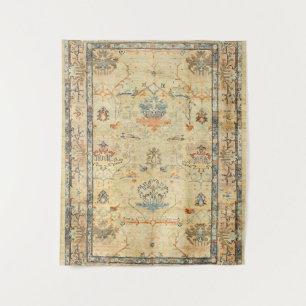 Blues Grau  Wandteppich