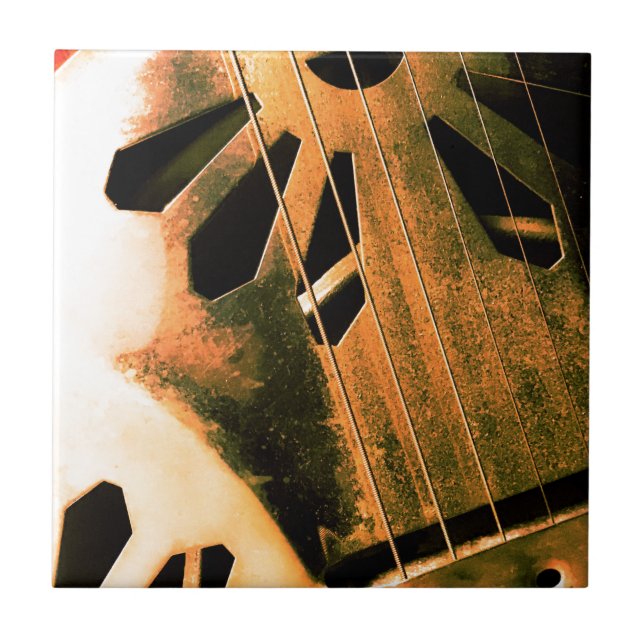BLUES GUITAR FLIESE (Vorderseite)