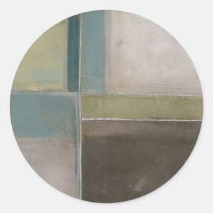 Blues in Dusk II Runder Aufkleber