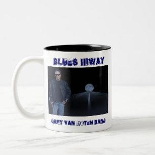 Blues-Landstraße 1 Zweifarbige Tasse
