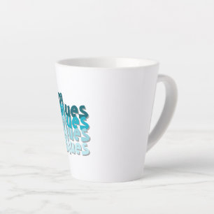 Blues Latte Tasse
