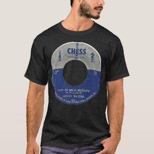 Blues Music Fan muddy Waters Schach Platten Klasse T-Shirt