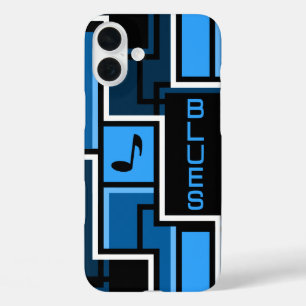 Blues Music Handys Fälle iPhone 16 Plus Hülle