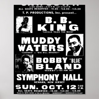 Blues Music Poster