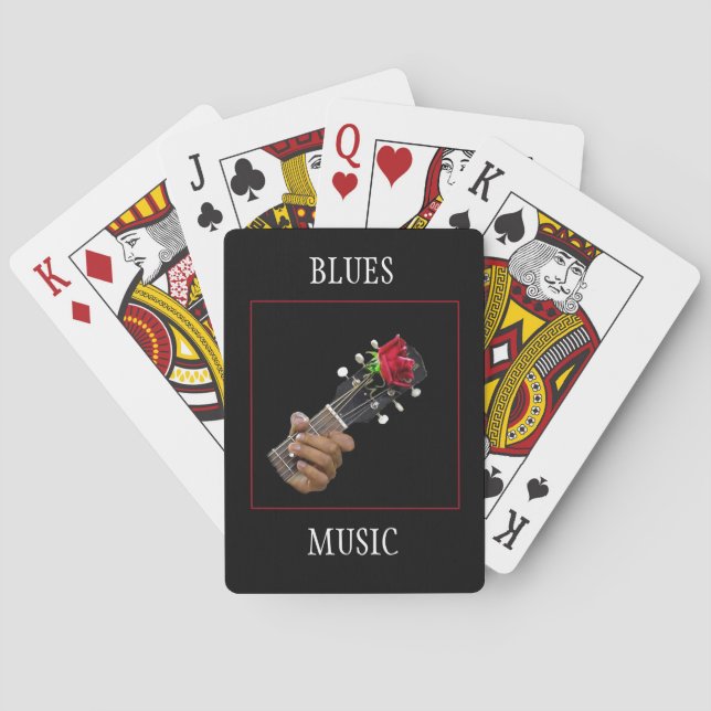 Blues Music Spielkarten (Rückseite)