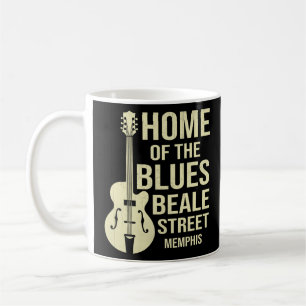 Blues Musician Zuhause der Blues Beale Street Memp Kaffeetasse
