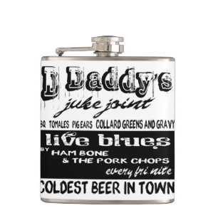 Blues-Musik-Flasche Vintager Juke Flachmann