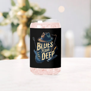 Blues-Musik Retro-Ästhetik Vintage-Jazz Dosenglas