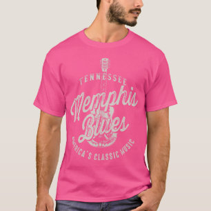 Blues-Musik USA Gitarre Vintage T-Shirt