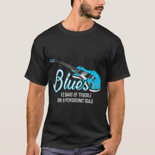 Blues-Musikband-Liebhaber Harmonika-Lehrer T-Shirt
