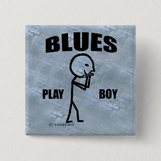 Blues Play Boy Button