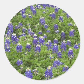 Blues Power Runder Aufkleber