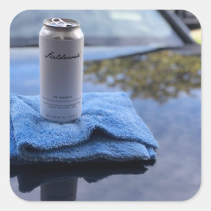 Blues Quadratischer Aufkleber