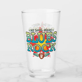 Blues Rock Soul Glass Tumbler