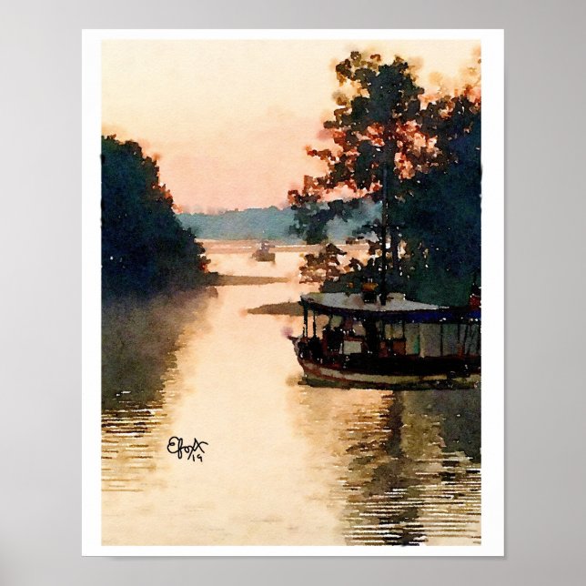 Blues Sonntagmorgen Poster (Vorne)