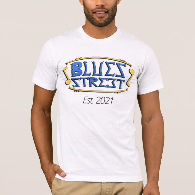 Blues Street Est. T - Shirt 2021 (Vorderseite)