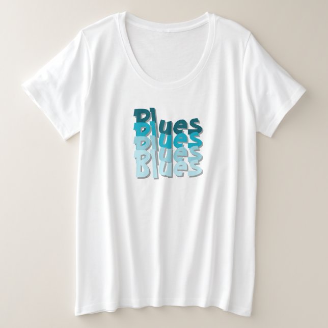 Blues T - Shirt (Design vorne)