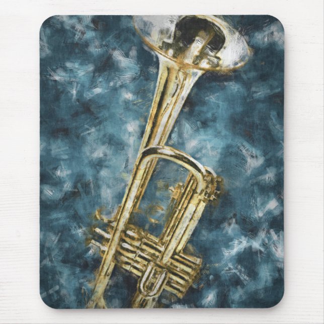 Blues Trumpet Mousepad (Vorne)