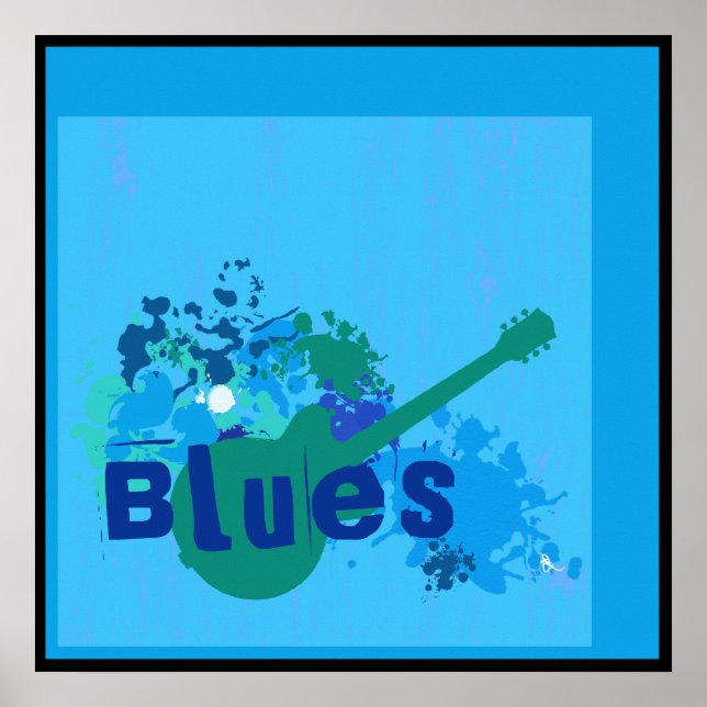 Blues über Blues Poster (Vorne)
