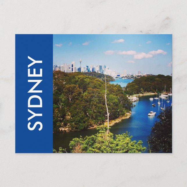 Blues über den Hafen von Sydney Postkarte (Vorderseite)