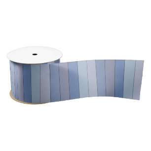 Blues und Graufarbstreifen auf Aquarellpapier Satinband
