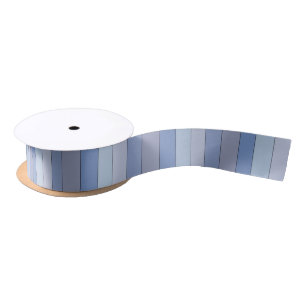 Blues und Graufarbstreifen auf Aquarellpapier Satinband