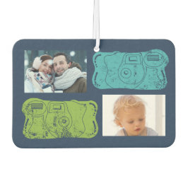 Blues und Grüntöne von Kameras nach Maß Autolufterfrischer