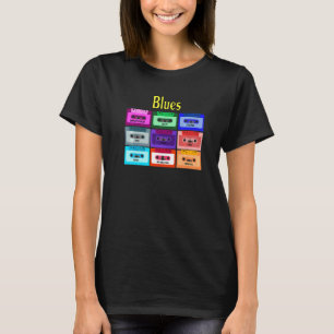 Blues Vintage-Kassette-Mix-Tapes Jazz Soul Memphi T-Shirt