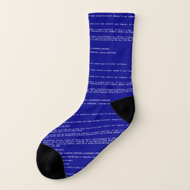 Bluescreen Socken (Links - Außen)