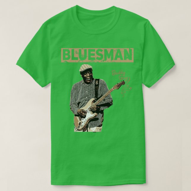 Bluesmann Buddy Guy T-Shirt (Design vorne)
