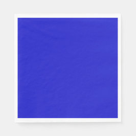 Bluest Blue Paper Napkins Serviette