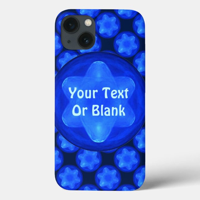 Bluestar Fractal Case-Mate iPhone Hülle (Rückseite)