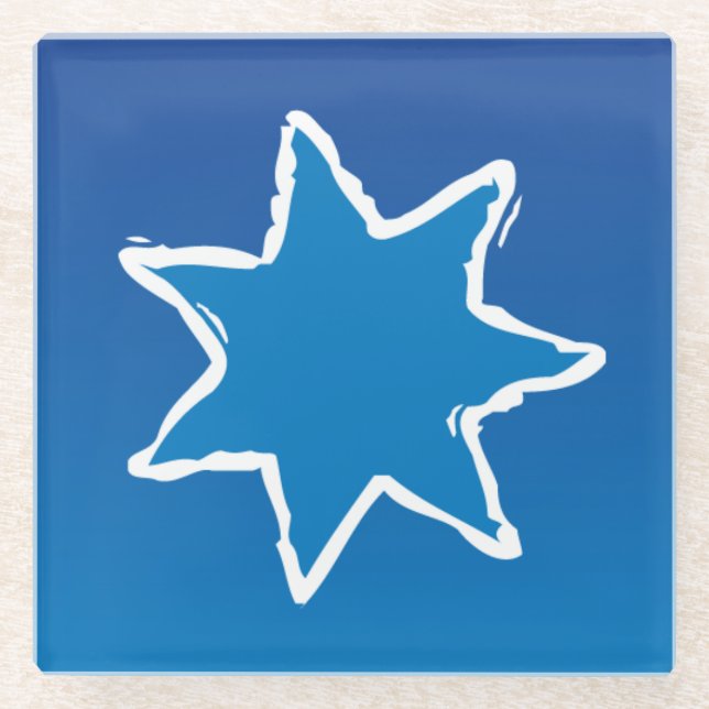 Bluestar Untersetzer (Vorderseite)