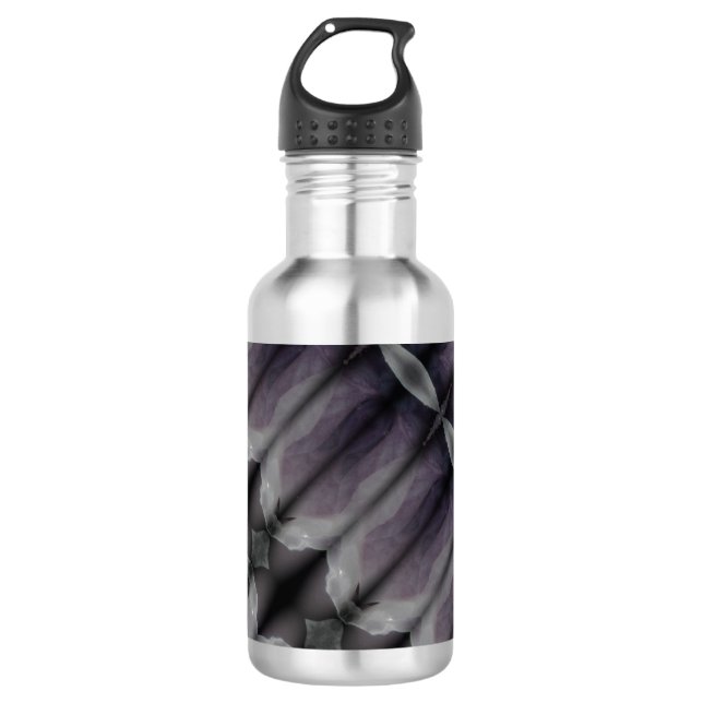 Bluesy Ikat Fog Edelstahlflasche (Vorderseite)