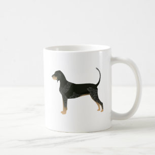 Bluetick Coonhound Basic Brettdesign individuell a Kaffeetasse