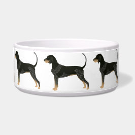 Bluetick Coonhound Basic Brettdesign individuell a Napf