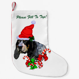 Bluetick Coonhound Christmas Kleiner Weihnachtsstrumpf
