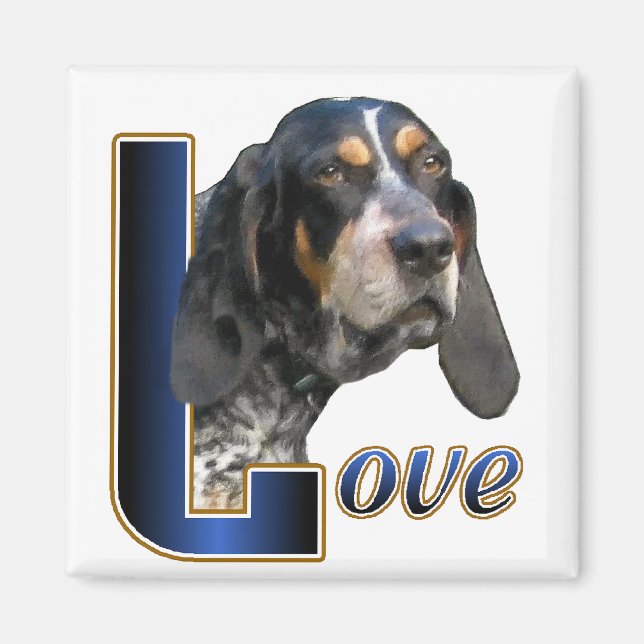 Bluetick Coonhound Geschenke Magnet (Vorne)