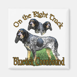 Bluetick Coonhound Geschenke Magnet