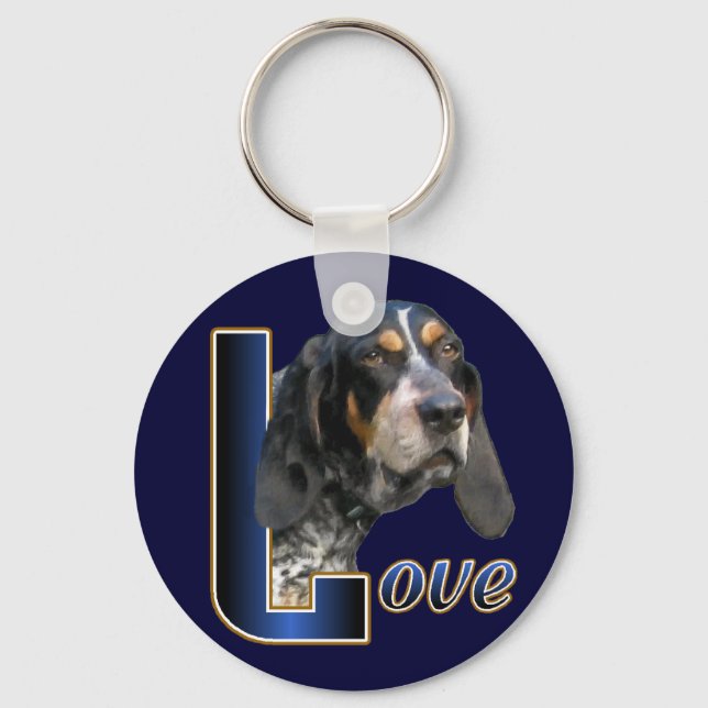 Bluetick Coonhound Geschenke Schlüsselanhänger (Vorderseite)