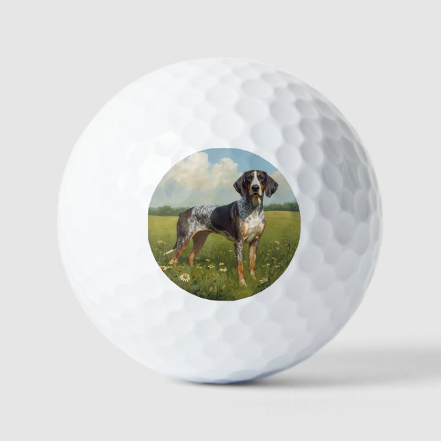 Bluetick Coonhound Golfball (Vorderseite)