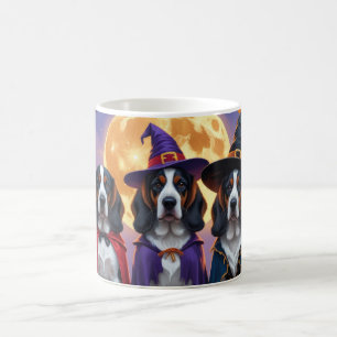 Bluetick Coonhound Hunde Pumpkin Halloween Funny Kaffeetasse