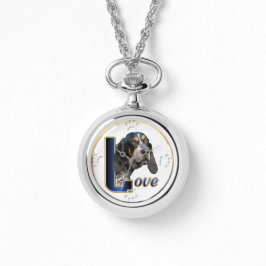 Bluetick Coonhound Liebe Geschenke Armbanduhr