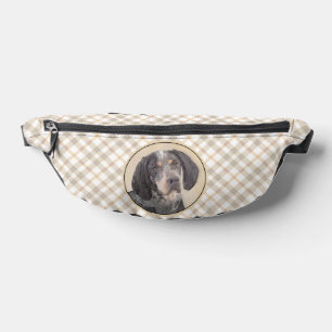 Bluetick Coonhound Malerei mit Markierungen Dog Ar Bauchtasche