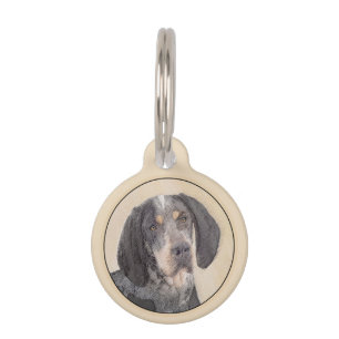 Bluetick Coonhound Painting - Niedlich Original Hu Haustiermarke