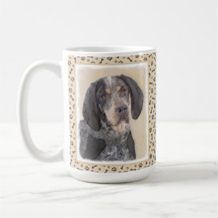 Bluetick Coonhound Painting - Niedlich Original Hu Kaffeetasse
