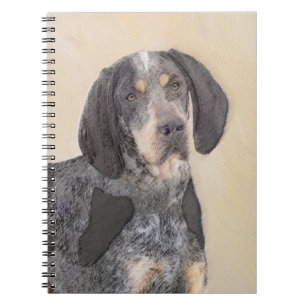 Bluetick Coonhound Painting - Niedlich Original Hu Notizblock