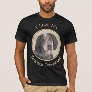 Bluetick Coonhound Painting - Niedlich Original Hu T-Shirt